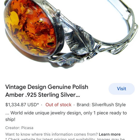 Amber bracelet - Picture 5 of 5